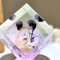 lovely crystal photo frame love heart for home decoration gifts